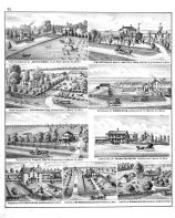 John Cooke, W.W. cottrell, John Wager, Amos Otis, thos. D. Smith, Frank Gautherat, S. Duffield, Wm. Morhous, W. Hebestreit, Wayne County 1876 with Detroit